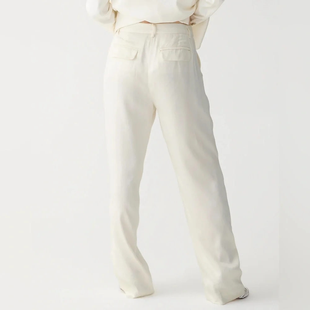 J.Crew Straight-leg essential pant in luster crepe